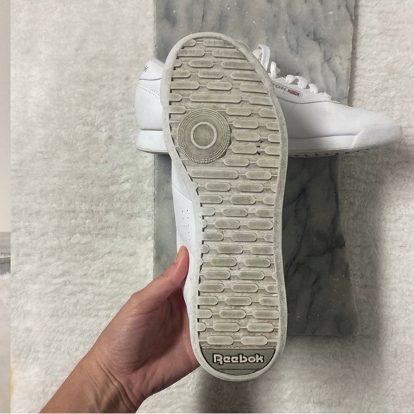 Reebok Princess Classic Sneaker Size 7.5 White Runners - Picture 10 of 10